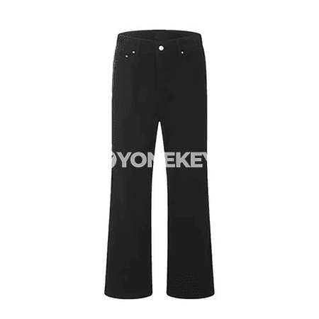 Erkekler üçin retro stil jeans balaklar, göni kesimli