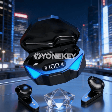 CHUBAN TWS simsiz Bluetooth oýun nauşnigi, mikrofonly
