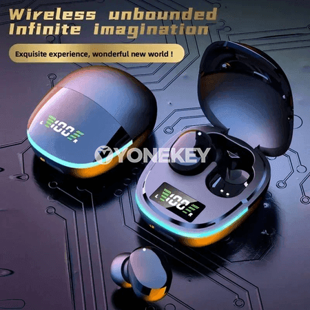 CHUBAN TWS simsiz Bluetooth 5.3 sport nauşnik, mikrofonly