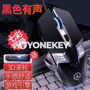 Kompýuterler üçin USB simli syçanjyk.