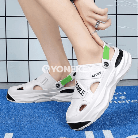 Erkekler üçin moda EVA plýaž şypbyklary, ýumşak we rahat sandallar