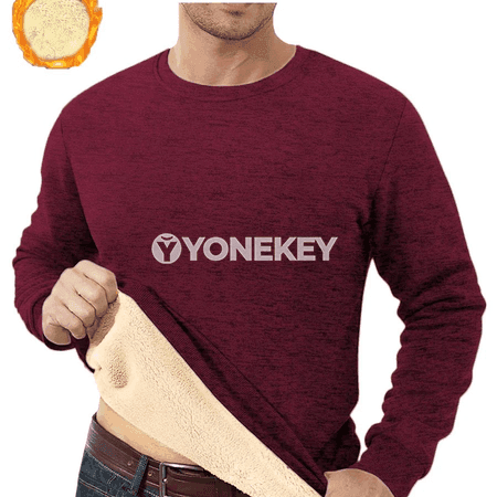 Erkekler üçin ýyly lamb fleece beýik boýunly gyş puloweri
