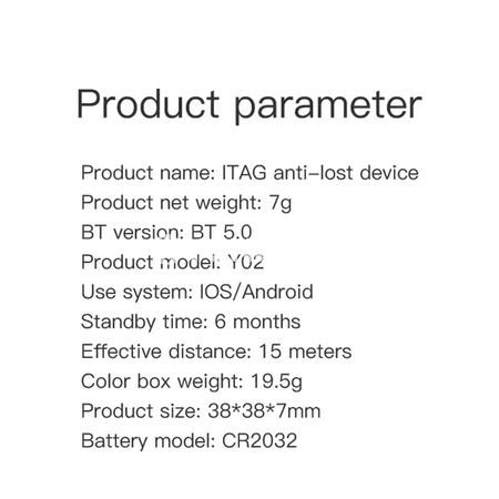 Lenovo GPS trekeri — kiçi akylly yzarlaýjy, Bluetooth, Android/iPhone üçin