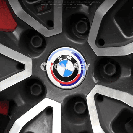 BMW üçin 7 bölek 50 ýyllyk emblemler toplumy — kuzow bezegi