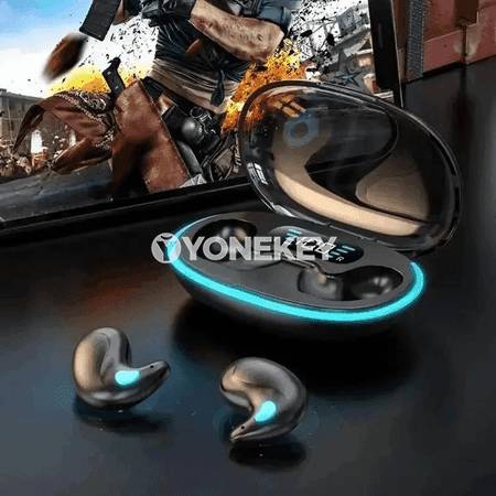 Simsiz TWS Bluetooth nauşnikler X55, mikrofonly, suw geçirmeýän