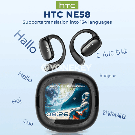 HTC NE58 Bluetooth gulakly, terjimeçi, sport üçin amatly