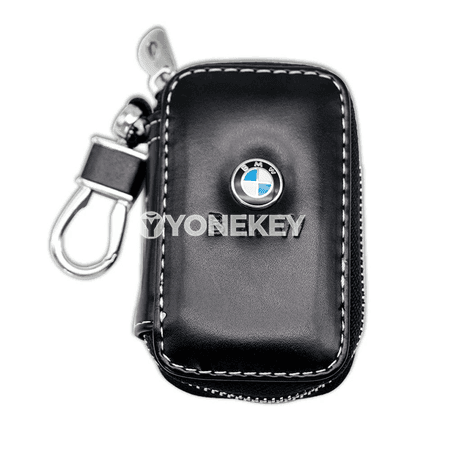 BMW M logolu 3D metal awto açar halkasy, premium açar saklaýjy