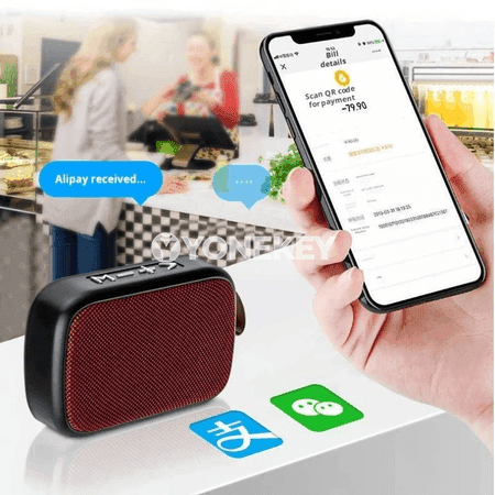 Göçme simsiz Bluetooth mini kolonka, FM we TF karta goldawly