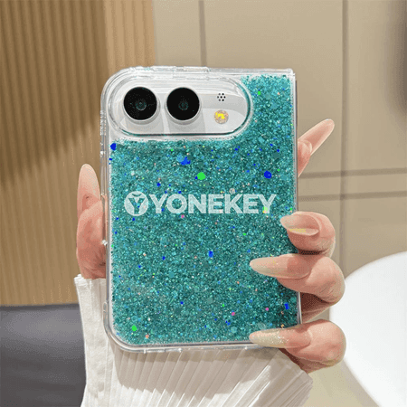 iPhone Duo üçin ýylpyldawuk, ýumşak silikon gorag örtügi