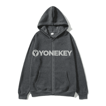 Erkekler üçin fermuarly kapýuşonly ýeňil jaket, güýz-gyş üçin