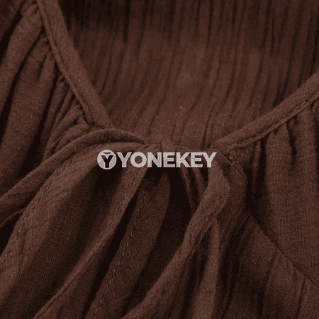 Zenanlar üçin tomusky V boýunly elegant uzyn köýnek
