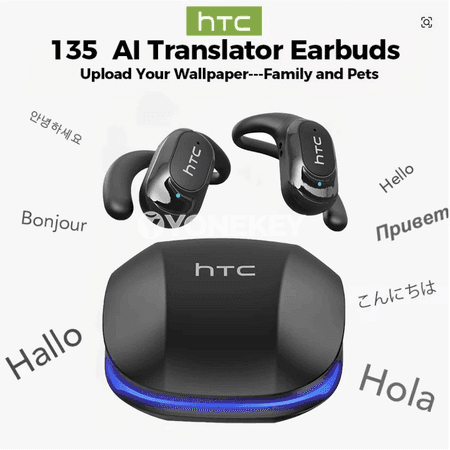 HTC NE17 simsiz Bluetooth gulaklyklary, AI terjime, sport üçin