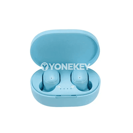 A6S TWS simsiz Bluetooth nauşnik, mikrofonly, dürli reňkler