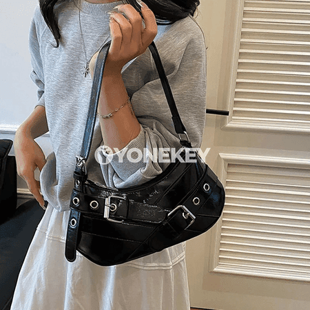 Aýal-gyzlar üçin vintage egninden asylýan moda sumka, hobo stil