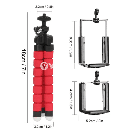 Telefon üçin mini tripod, çeýe aýakly, ýeňil we amatly saklaýjy