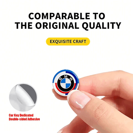 BMW uzakdan açylýan açar üçin 11/14 mm nyşan stikerleri
