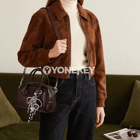 Çanta üçin asylýan bezeg, ýürek şekilli DIY açarjyk