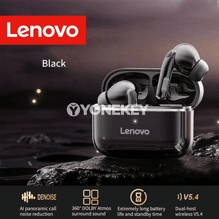 Lenovo XT53 simsiz Bluetooth oýun nauşnikleri, TWS, stereo