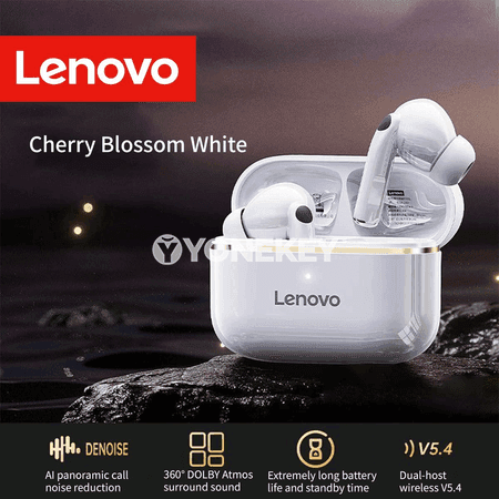 Lenovo XT53 simsiz Bluetooth oýun nauşnikleri, TWS, stereo