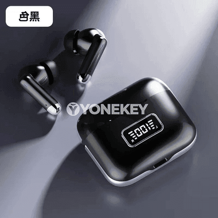 Bluetooth TWS simsiz nauşnikler, sport üçin, suw geçirmeýän, mikrofonly