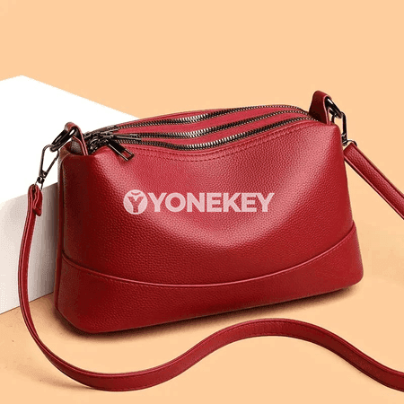 Aýal-gyzlar üçin PU deri sumka, giň we ýumşak crossbody model