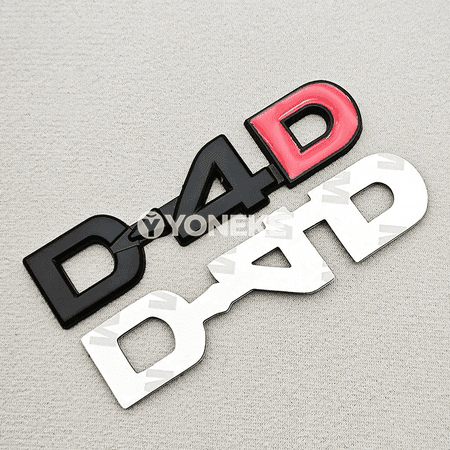 Toyota üçin 3D metal logo awtoulag stikeri