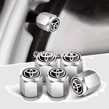 Toyota üçin teker klapan gapaklary, 5 sany tozan goragly