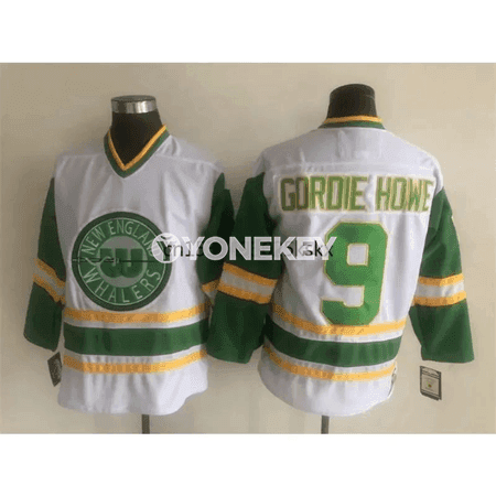New England Whalers erkek hokkeýka jalbary, stitched jersey, M-3XL