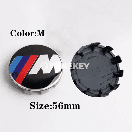 BMW üçin 68/56 mm 4 dänelik tigir merkezi kapagy sticker