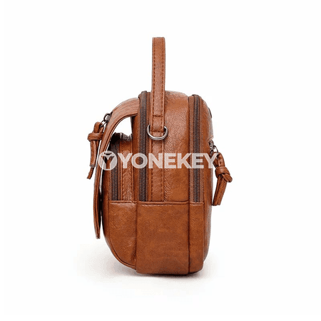 Zenanlar üçin vintage egin sumkasy, kiçi PU deri, syýahat üçin