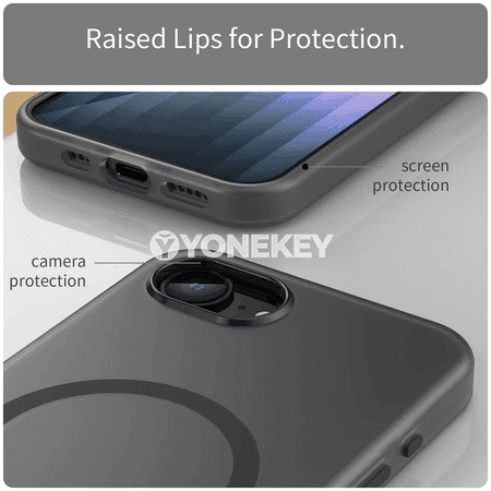 iPhone üçin Magsafe mat görnüşli magnitli ýumşak silikon gaby
