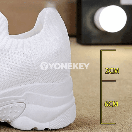 Zenanlar üçin mesh platform krasowkalar, ýeňil we dem alýan