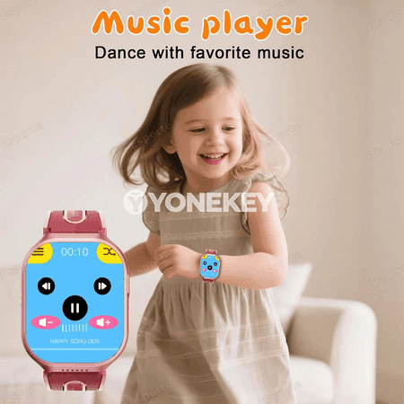 Çagalar üçin akylly sagat, 1.83" HD ekranly, kamera we oýunly
