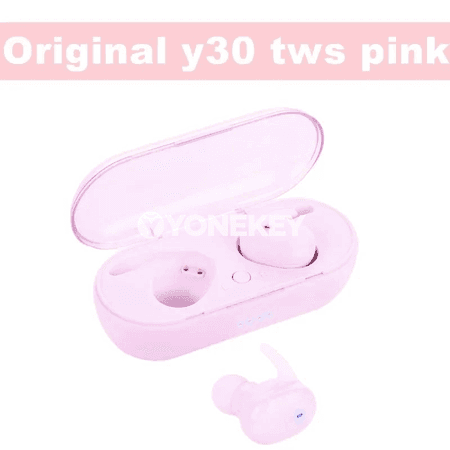 Y30 TWS simsiz Bluetooth naýşnikler, zarýad gaply