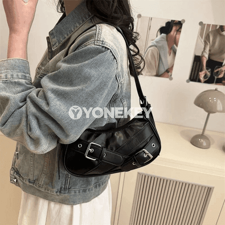 Zenanlar üçin moda PU deri kiçi egin sumka, krossbodi görnüş