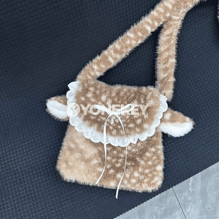 Aýy gyş seriýasy ýumşak aýal gapjyk-sumka, Kawaii stil