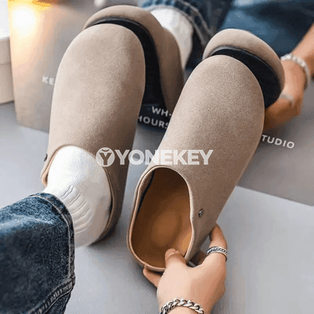 Erkekler üçin slip-on tomusky köwüş, ýumşak we rahat günlük model