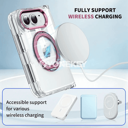 Magsafe üçin 360° aýlanýan halka stendi bolan iPhone gaby