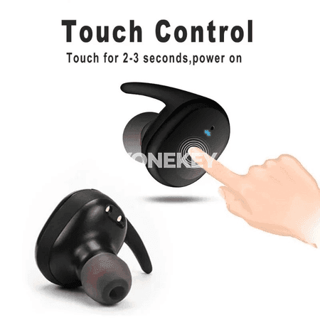 Y30 TWS simsiz Bluetooth naýşnikler, zarýad gaply