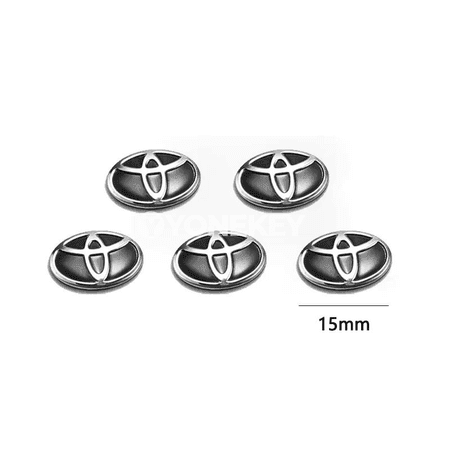 Toyota üçin 5/10 sany metal açar logotip stikeri