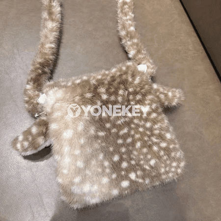 Aýy gyş seriýasy ýumşak aýal gapjyk-sumka, Kawaii stil