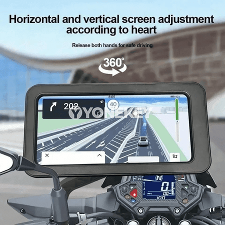 Welosiped we motosikl üçin 360° aýlanýan telefona saklaýjy
