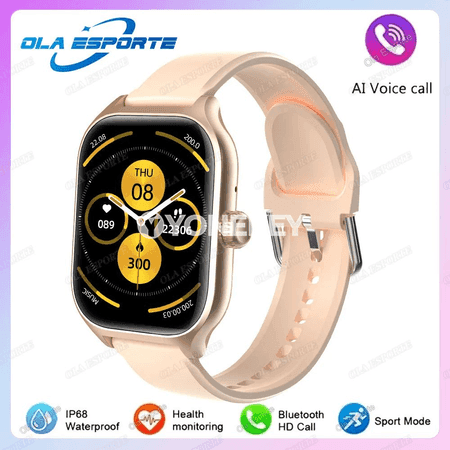 Sport akylly sagat, ýürek urşuny ölçegli, Bluetooth jaňly, suwa çydamly