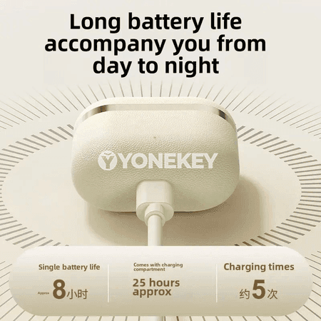 Q52 TWS Bluetooth nauşnikler, LED displeýli, mikrofonly, suw geçirmeýän