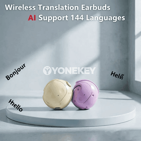 Simsiz Bluetooth AI terjime nauşnigi, 144 dil, syýahat we iş üçin