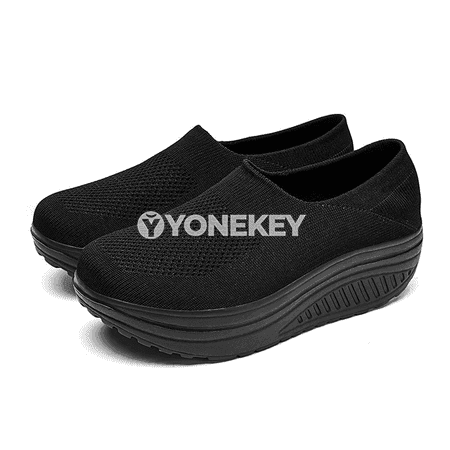 Zenanlar üçin ýeňil mesh sport aýakgaplar, platformaly rahat krasowka