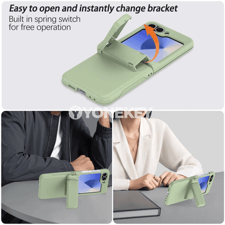 Samsung Galaxy Z Flip 5/6 üçin gapjykly gysylyp açylýan gorag örtük