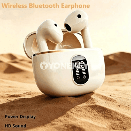 Bluetooth TWS simsiz gulaklyklar, HIFI stereo ses, displeýli