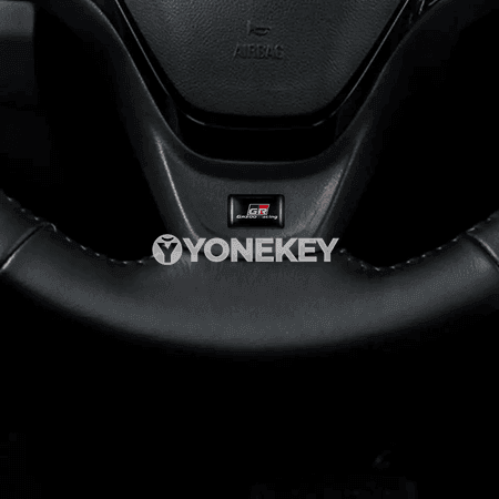Toyota GR üçin 3D epoxy salon emblema stikeri