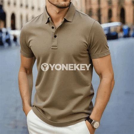 Erkekler üçin tomusky polo köýnek, ýeňil we dem alýan